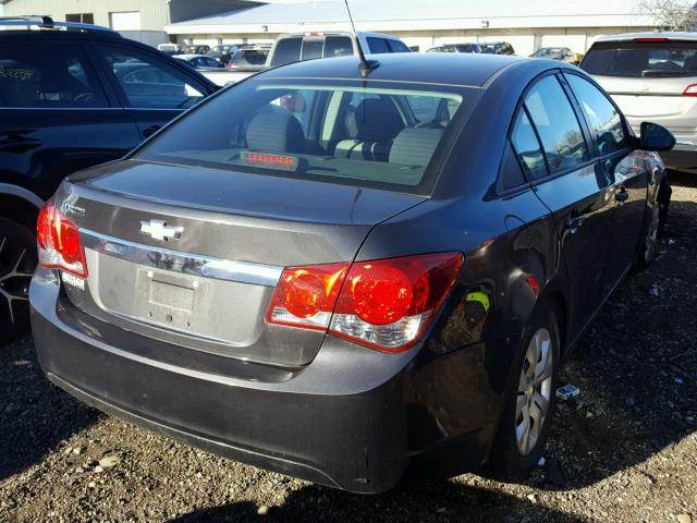 1G1PA5SH9E7154158 - 2014 CHEVROLET CRUZE LS BLACK photo 4