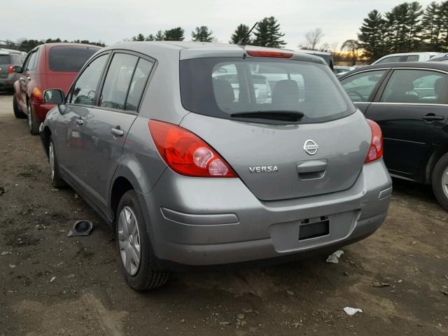 3N1BC1CP5CK228798 - 2012 NISSAN VERSA S GRAY photo 3