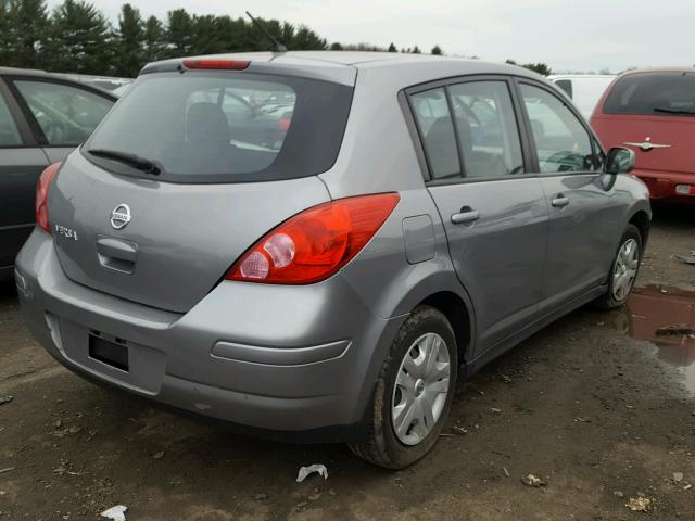 3N1BC1CP5CK228798 - 2012 NISSAN VERSA S GRAY photo 4