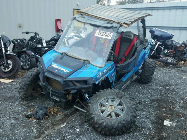 3NSVDE99XFF369563 - 2015 POLARIS RZR XP 100 BLUE photo 2