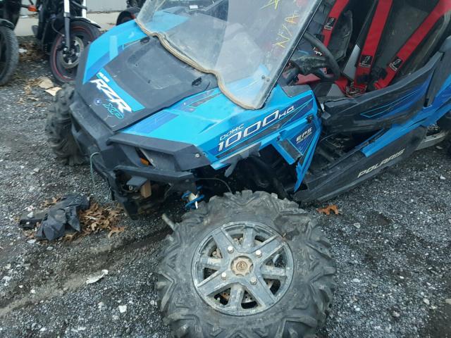 3NSVDE99XFF369563 - 2015 POLARIS RZR XP 100 BLUE photo 9