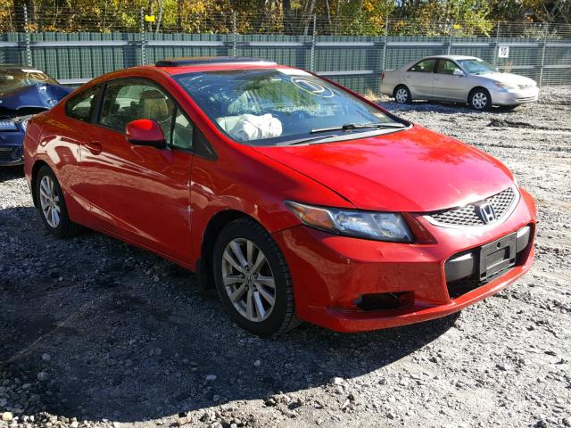 2HGFG3B13CH522443 - 2012 HONDA CIVIC EXL 红色 照片 1