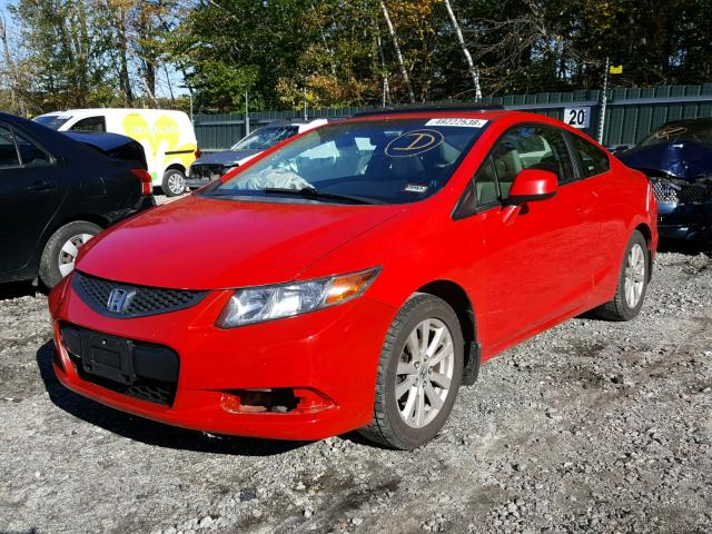 2HGFG3B13CH522443 - 2012 HONDA CIVIC EXL 红色 照片 2