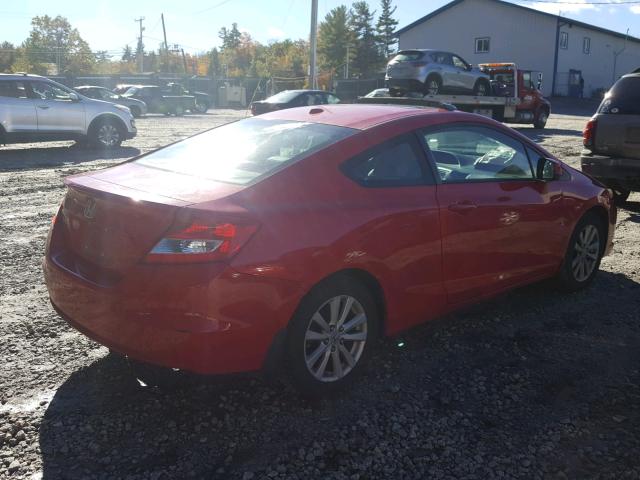 2HGFG3B13CH522443 - 2012 HONDA CIVIC EXL 红色 照片 4