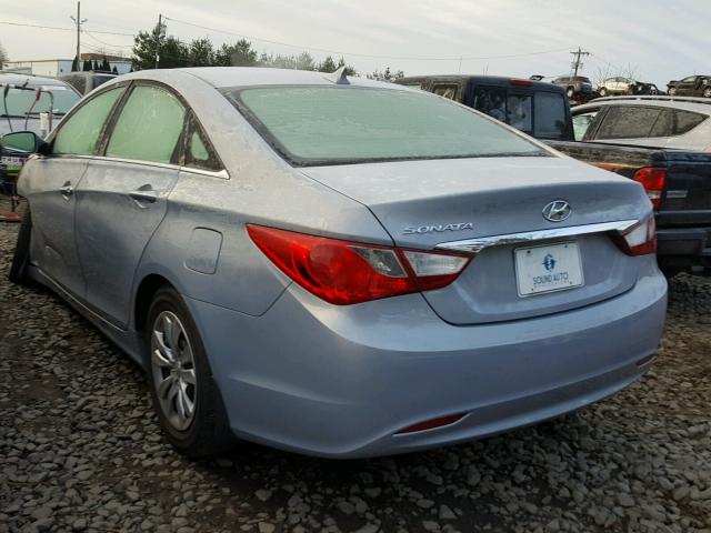 5NPEB4AC3BH295746 - 2011 HYUNDAI SONATA GLS GRAY photo 3