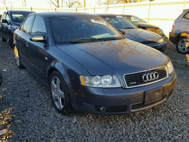 WAULC68E13A328403 - 2003 AUDI A4 1.8T QU SILVER photo 1