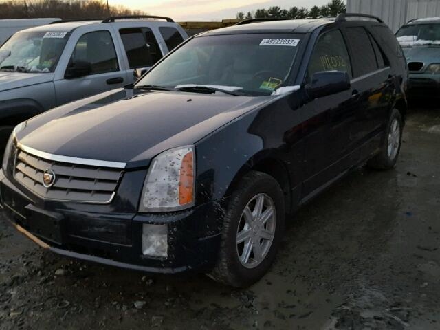 1GYEE637950203232 - 2005 CADILLAC SRX BLUE photo 2