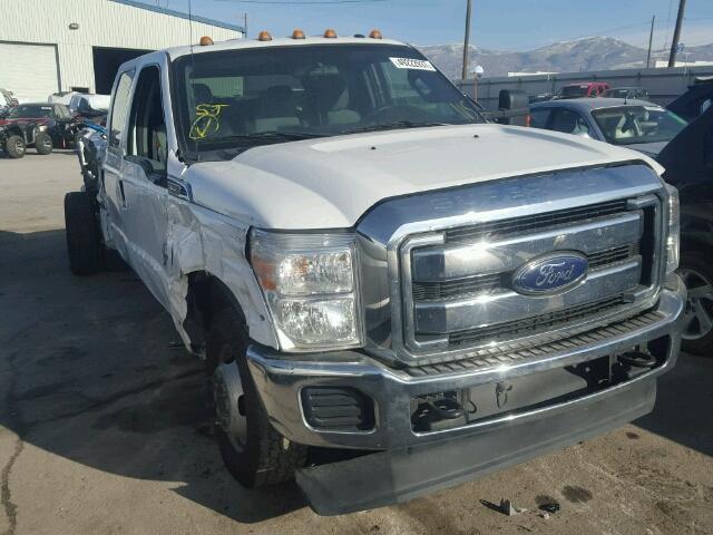 1FT8W3DT4GEB36555 - 2016 FORD F350 SUPER WHITE photo 1