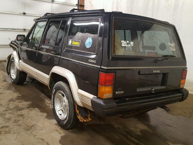 1J4FJ78S2TL271239 - 1996 JEEP CHEROKEE C BLACK photo 3