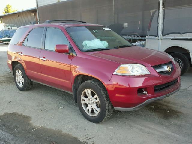 2HNYD18895H525904 - 2005 ACURA MDX TOURIN RED photo 1