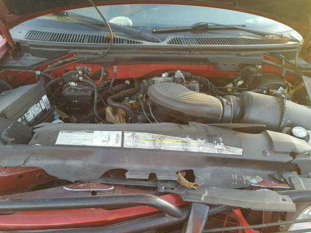 1FMRU1565YLA56942 - 2000 FORD EXPEDITION RED photo 7