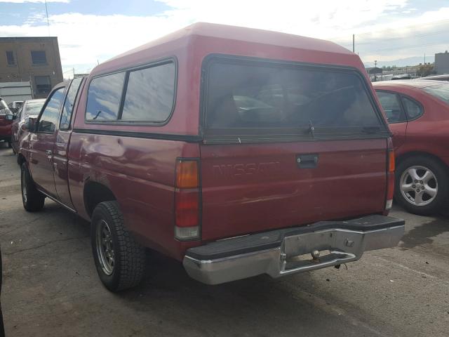 1N6SD16S7RC393306 - 1994 NISSAN TRUCK KING RED photo 3