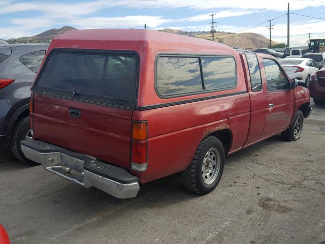 1N6SD16S7RC393306 - 1994 NISSAN TRUCK KING RED photo 4