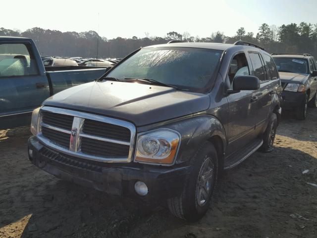 1D4HB58D94F185947 - 2004 DODGE DURANGO LI GRAY photo 2