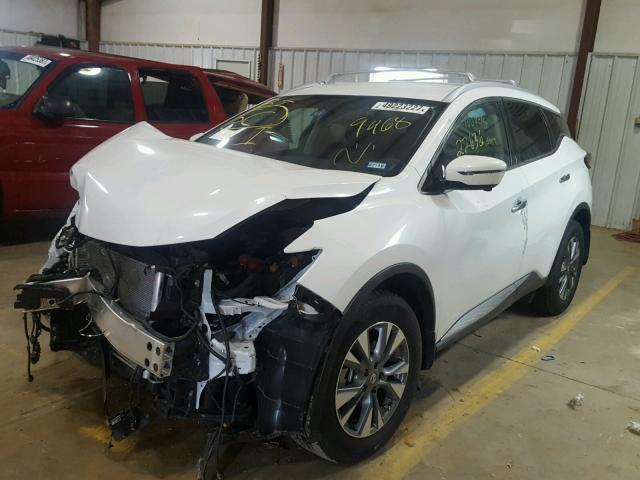 5N1AZ2MG1GN159468 - 2016 NISSAN MURANO S WHITE photo 2