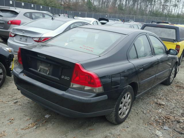 YV1RS61RX12027109 - 2001 VOLVO S60 BLACK photo 4