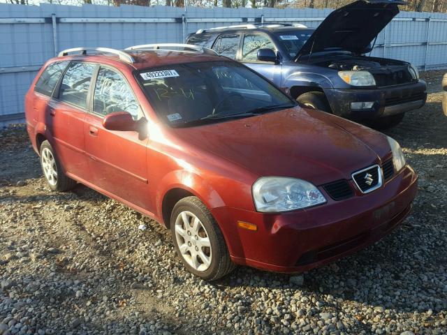 KL5JD86Z55K077977 - 2005 SUZUKI FORENZA S RED photo 1