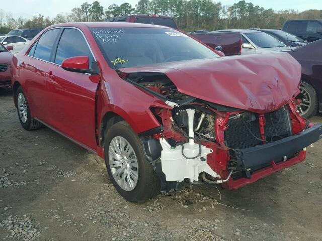 4T1BF1FK7CU546311 - 2012 TOYOTA CAMRY BASE RED photo 1