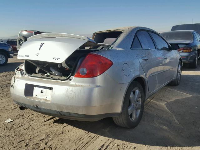 1G2ZH57N284113410 - 2008 PONTIAC G6 GT SILVER photo 4