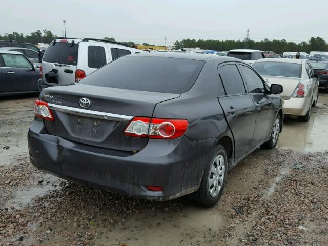 5YFBU4EE2CP002822 - 2012 TOYOTA COROLLA BA GRAY photo 4