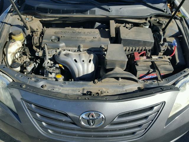 4T1BE46K27U712485 - 2007 TOYOTA CAMRY NEW CHARCOAL photo 7