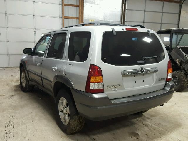 4F2YZ94193KM55115 - 2003 MAZDA TRIBUTE LX SILVER photo 3