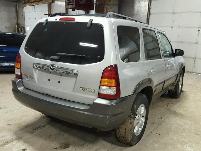 4F2YZ94193KM55115 - 2003 MAZDA TRIBUTE LX SILVER photo 4