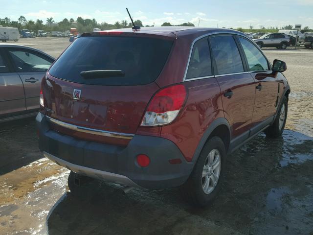 3GSCL33P09S561470 - 2009 SATURN VUE XE RED photo 4