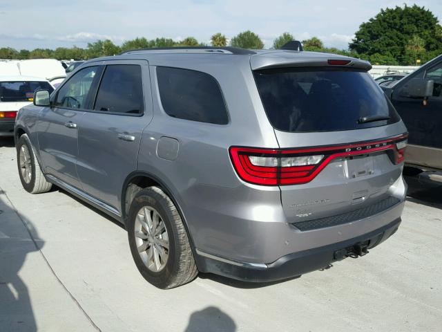 1C4RDHAGXHC690579 - 2017 DODGE DURANGO SX SILVER photo 3