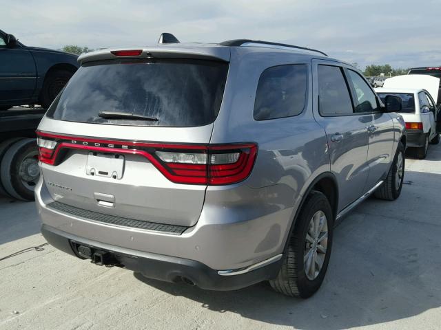 1C4RDHAGXHC690579 - 2017 DODGE DURANGO SX SILVER photo 4