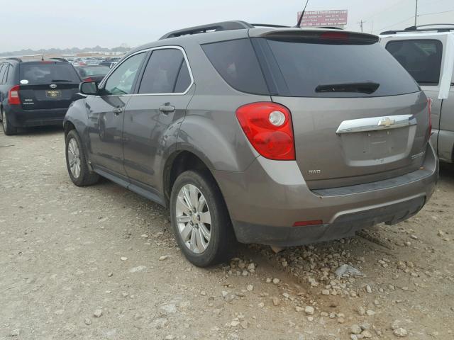 2CNFLNEC6B6220329 - 2011 CHEVROLET EQUINOX LT GRAY photo 3