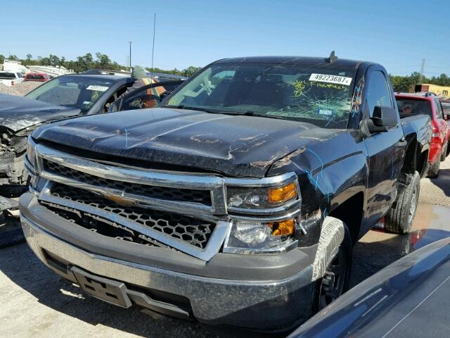 1GCNCPEH2FZ258691 - 2015 CHEVROLET SILVERADO BLACK photo 2