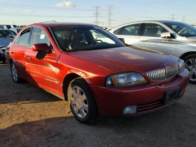 1LNHM86S05Y607700 - 2005 LINCOLN LS RED photo 1