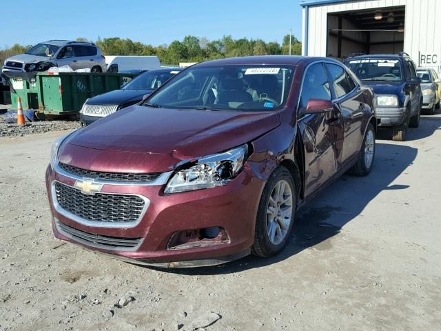 1G11C5SL9FF100807 - 2015 CHEVROLET MALIBU 1LT BURGUNDY photo 2