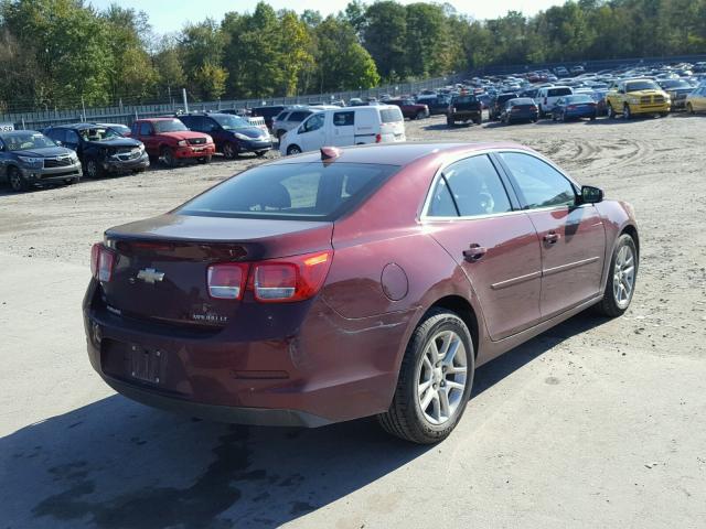 1G11C5SL9FF100807 - 2015 CHEVROLET MALIBU 1LT BURGUNDY photo 4