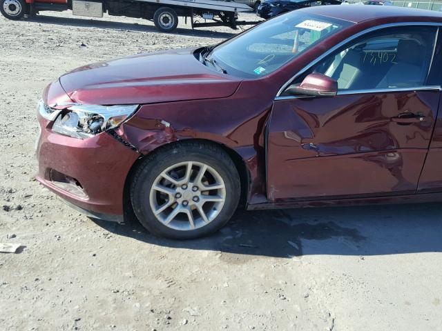 1G11C5SL9FF100807 - 2015 CHEVROLET MALIBU 1LT BURGUNDY photo 9