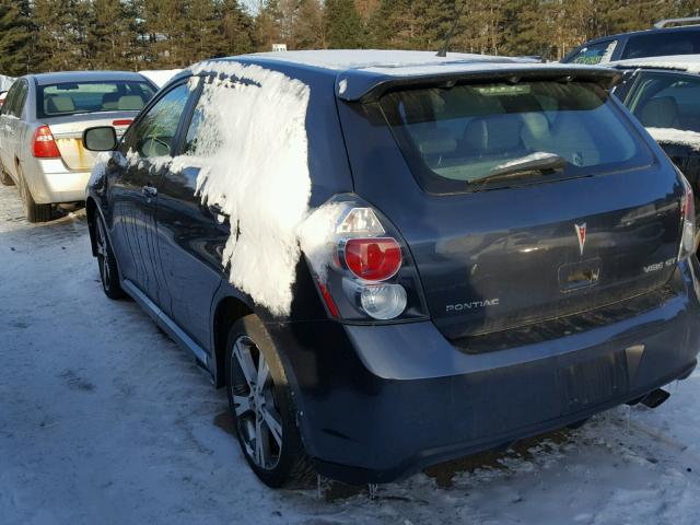 5Y2SR67099Z403376 - 2009 PONTIAC VIBE GT GRAY photo 3