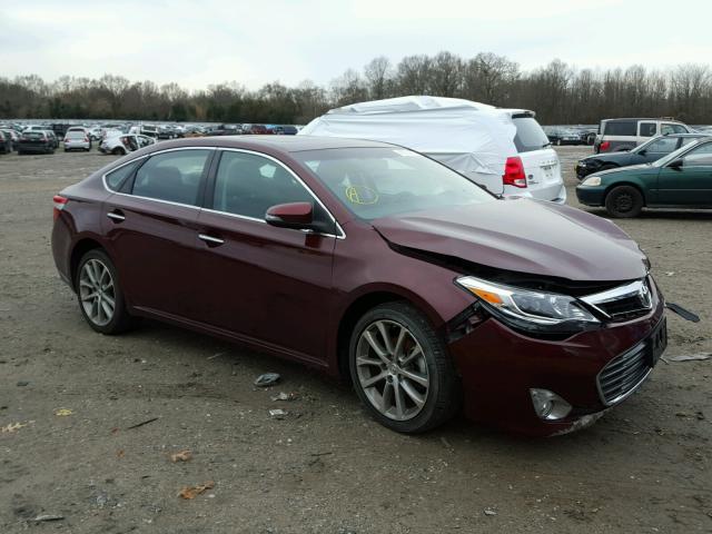 4T1BK1EB7FU149411 - 2015 TOYOTA AVALON XLE BURGUNDY photo 1