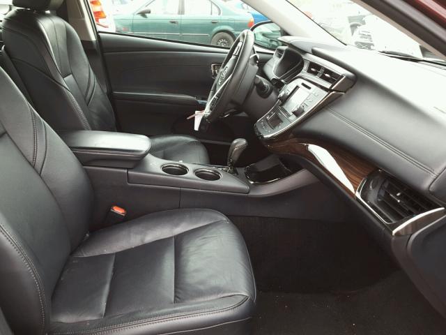 4T1BK1EB7FU149411 - 2015 TOYOTA AVALON XLE 勃艮第红 照片 5