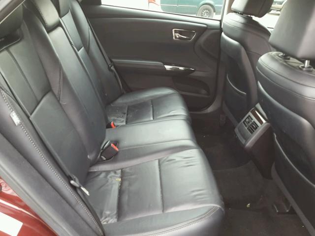 4T1BK1EB7FU149411 - 2015 TOYOTA AVALON XLE 勃艮第红 照片 6
