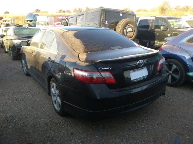 4T1BK46K37U038954 - 2007 TOYOTA CAMRY NEW BLACK photo 3