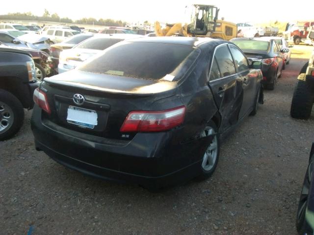 4T1BK46K37U038954 - 2007 TOYOTA CAMRY NEW BLACK photo 4