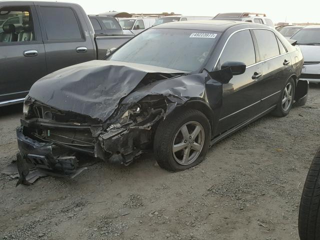 1HGCM66557A032472 - 2007 HONDA ACCORD EX BLACK photo 2