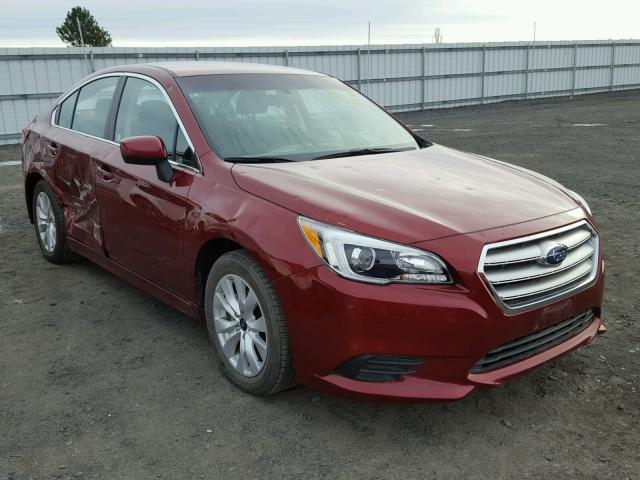 4S3BNAC61G3058143 - 2016 SUBARU LEGACY 2.5 MAROON photo 1