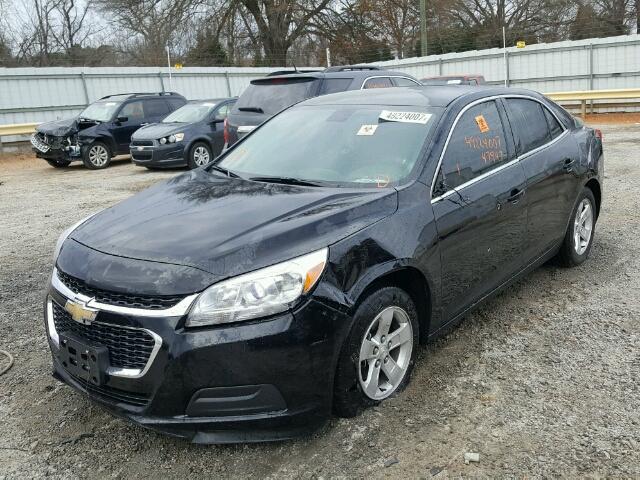 1G11C5SA0GU120195 - 2016 CHEVROLET MALIBU LIM BLACK photo 2