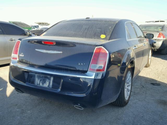 2C3CA5CG3BH554734 - 2011 CHRYSLER 300 LIMITE BLUE photo 4