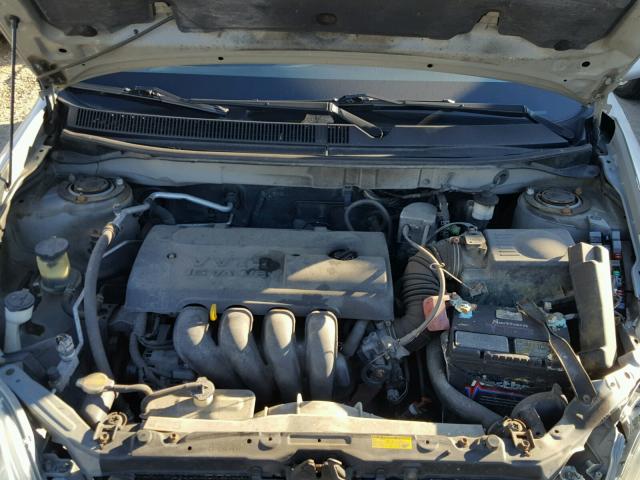 2T1KR32E14C287725 - 2004 TOYOTA COROLLA MA SILVER photo 7