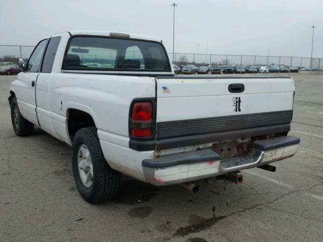 3B7HC13Y5VG736632 - 1997 DODGE RAM 1500 WHITE photo 3