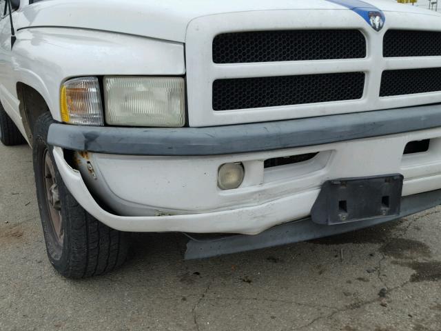 3B7HC13Y5VG736632 - 1997 DODGE RAM 1500 WHITE photo 9