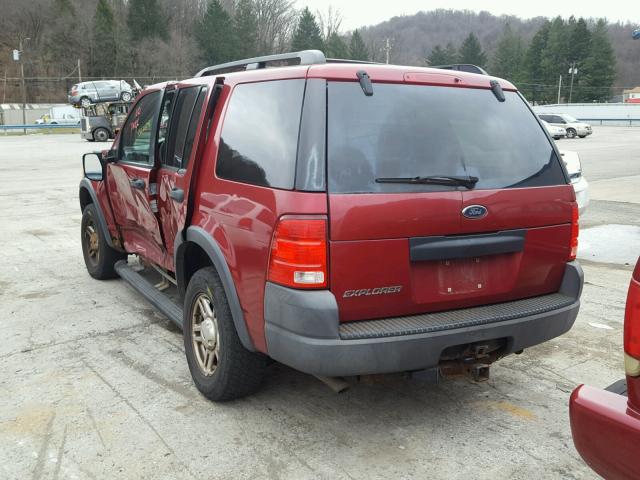 1FMZU72K33UB32293 - 2003 FORD EXPLORER X RED photo 3